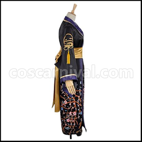 Touken Ranbu Ootachi Swordsman Jiro Tachi Casual Wear Cosplay Costume coscarnival - Back View