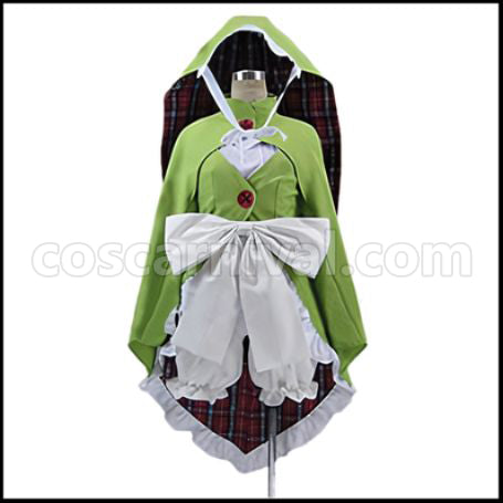 Rokka Braves of the Six Flowers Chamo Rosso Cosplay Costume coscarnival - Front View