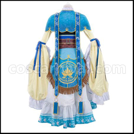 Love Live! School Idol Festival Seven Lucky Gods Edition Eri Ayase Goddess in Love Cosplay Costume coscarnival - Side Profile