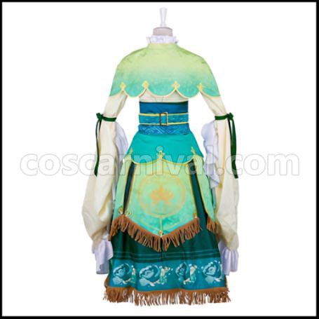 Love Live! School Idol Festival Hanayo Koizumi Seven Lucky Gods Edition Goddess of Happiness Cosplay Costume coscarnival - Side Profile