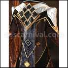 Genshin Impact Zhongli Cosplay Costume coscarnival - Side Profile