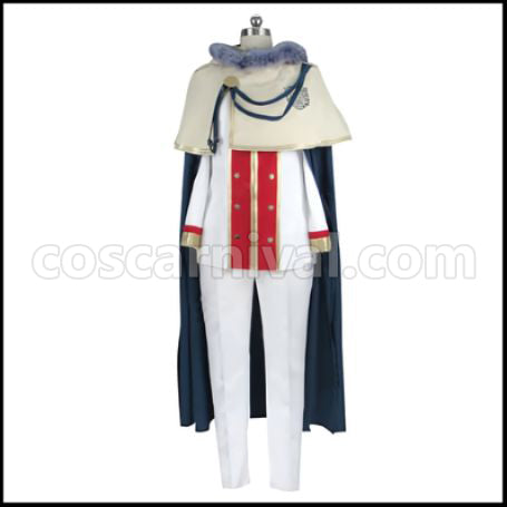 Black Clover Klaus Lunettes Cosplay Costume coscarnival - Front View