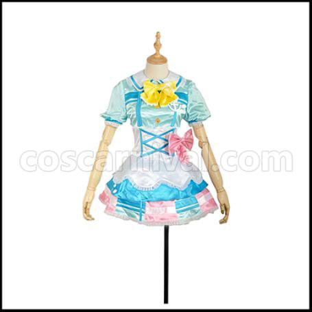 Love Live! Sunshine!! Aqours Kimi no Kokoro wa Kagayaiteru Kai? Chika Takami Ver2 Cosplay Costume coscarnival - Front View