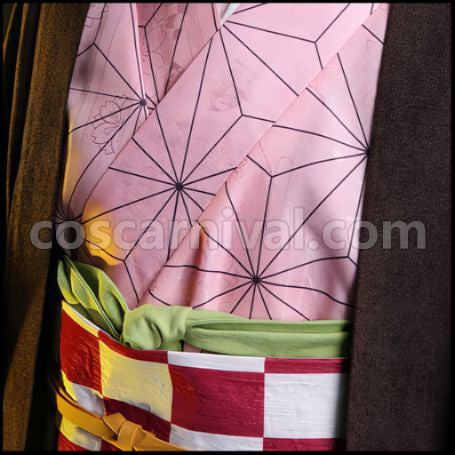 Demon Slayer: Kimetsu no Yaiba Anime Deluxe Edition Nezuko Kamado Cosplay Costume coscarnival - Collar Design