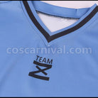 Blue Lock Kiyosei Higaraku Chigiri Hyoma Blue Sports Wear Cosplay Costume coscarnival - Hem Detail