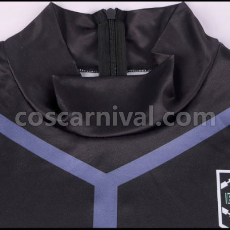 Blue Lock Nagi Seishiro Oukage Reo Black Sports Wear Cosplay Costume coscarnival - Side Profile