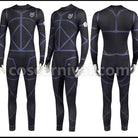 Blue Lock Chigiri Hyoma Oukage Reo Red Sports Wear Cosplay Costume coscarnival - Detail Close-up