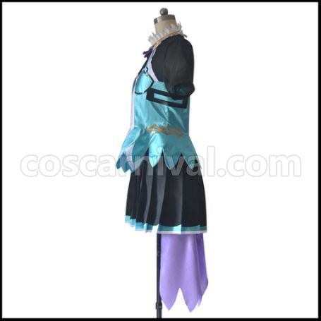 Battle Girl High School Shingi Mune Academy Middle School Third Year Kokomi Asahina Cosplay Costume coscarnival - Back View