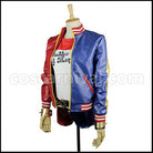 Suicide Squad Harley Quinn Cosplay Costume coscarnival - Back View