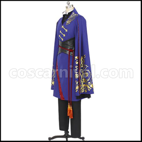 Twisted Wonderland Pomefiore Dormitory Luke Hunt Cosplay Costume coscarnival - Side Profile
