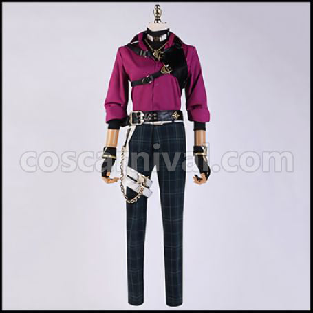 Nijisanji VTuber Doppio Dropscythe Cosplay Costume coscarnival - Material Texture