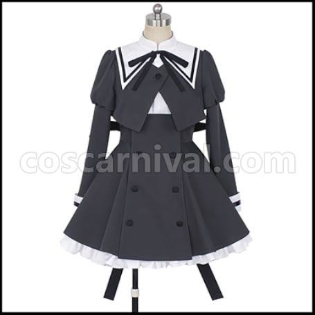 Assault Lily BOUQUET Riri Hitotsuyanagi Cosplay Costume coscarnival - Front View