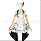 [Hatsune Miku: Colorful Stage! Wig] Hatsune Miku: Colorful Stage! MORE MORE JUMP Hatsune Miku Cosplay Costume coscarnival - Back View