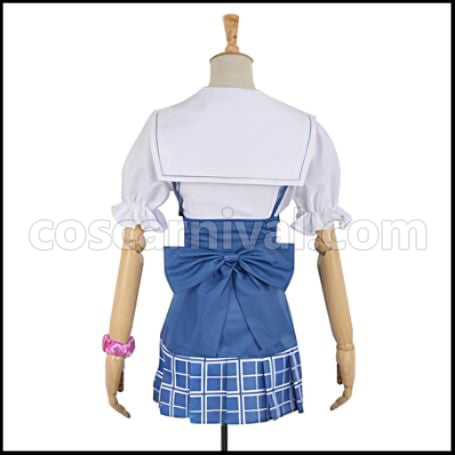 Love Live! School Idol Festival Marine Edition UR Hanayo Koizumi Cosplay Costume coscarnival - Back View
