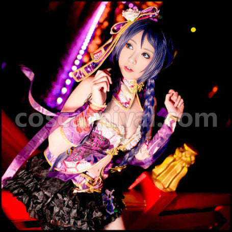 Love Live! School Idol Festival China Dress Edition SR Post-Awakening Nozomi Tojo Cosplay Costume coscarnival - Side Profile