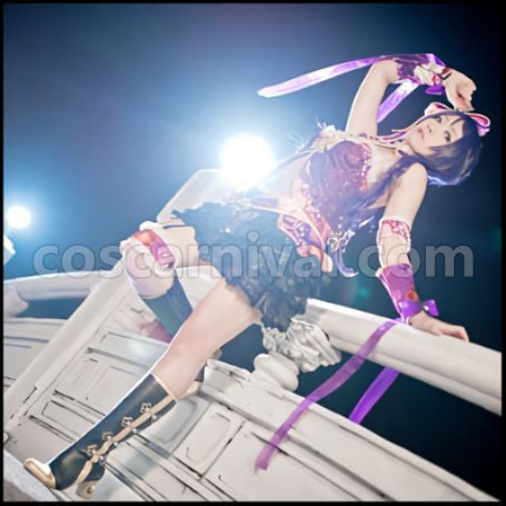 Love Live! School Idol Festival China Dress Edition SR Post-Awakening Nozomi Tojo Cosplay Costume coscarnival - Collar Design