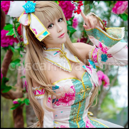 Love Live! China Dress Edition UR Post-Awakening Kotori Minami Cosplay Costume coscarnival - Detail Close-up