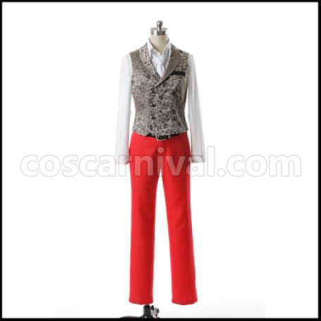 Uta no Prince-sama Shining Circus Jinguji Ren Cosplay Costume coscarnival - Front View