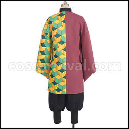 Demon Slayer: Kimetsu no Yaiba Giyuu Tomioka Cosplay Costume coscarnival - Detail Close-up