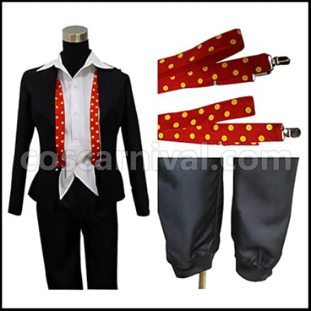 Tokyo Ghoul Juuzou Suzuya / Juuzou Cosplay Costume Coscarnival - Back View