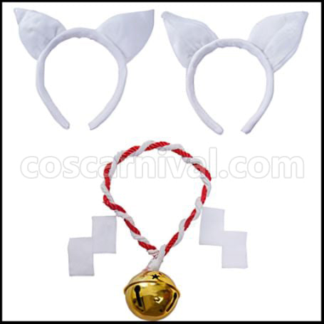 Gugure! Kokkuri-san Kokkuri-san Kimono Free Size Cosplay Costume coscarnival - Cuff Style