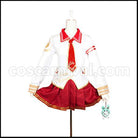 Love Live! UR February Valentine's Edition Maki Nishikino Before Awakening Cosplay Costume coscarnival - Front View