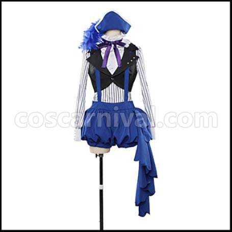 Black Butler Book of Circus Circus Arc Ciel Phantomhive Cosplay Costume coscarnival - Hem Detail