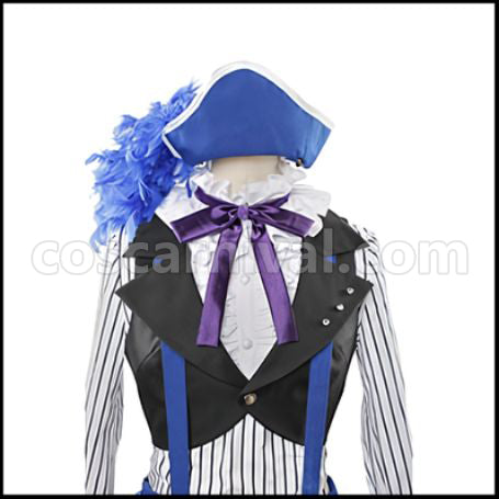 Black Butler Book of Circus Circus Arc Ciel Phantomhive Cosplay Costume coscarnival - Cut and Style
