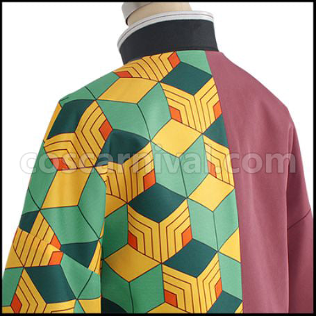 Demon Slayer: Kimetsu no Yaiba Giyuu Tomioka Cosplay Costume coscarnival - Material Texture