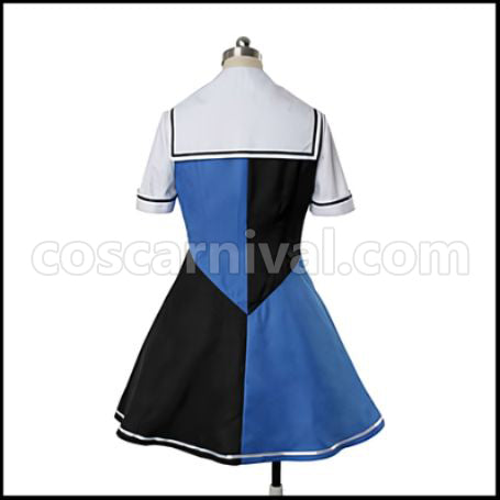 Grisaia no Kajitsu Yumiko Sakaki Uniform Cosplay Costume coscarnival - Back View