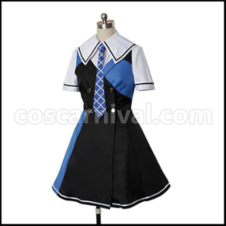 Grisaia no Kajitsu Yumiko Sakaki Uniform Cosplay Costume coscarnival - Side Profile