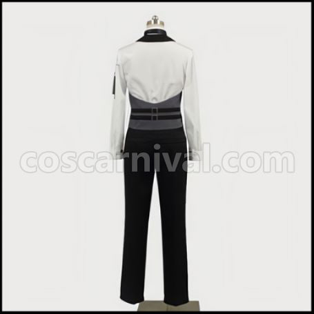Black Butler II Sebastian Tailcoat Cosplay Costume coscarnival - Collar Design