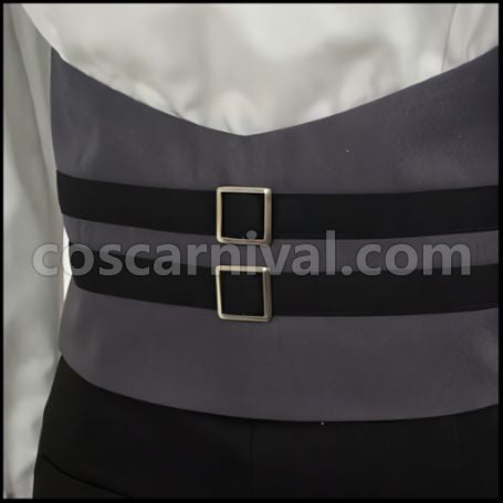 Black Butler II Sebastian Tailcoat Cosplay Costume coscarnival - Material Texture