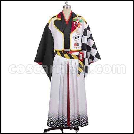 Twisted Wonderland Twisted-Wonderland New Year's Outfit Deuce Spade Cosplay Costume coscarnival - Front View