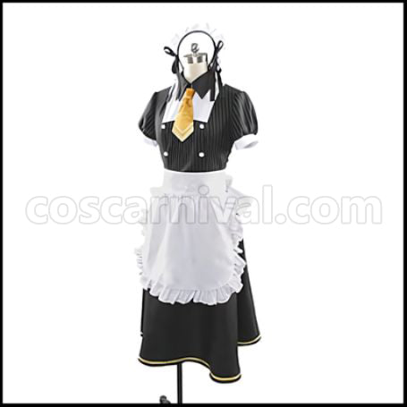 Love Live! Kotori Minami Cafe Maid Edition SR Pre-Awakening Cosplay Costume coscarnival - Detail Close-up