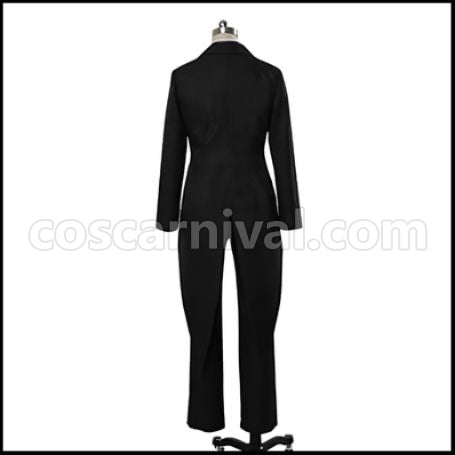 Black Butler Book of Circus Circus Arc Sebastian Michaelis Cosplay Costume coscarnival - Back View