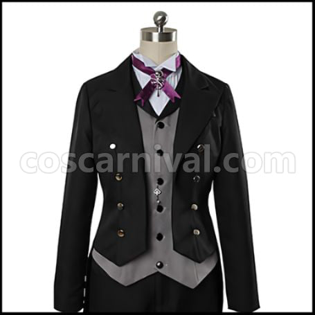 Black Butler Book of Circus Circus Arc Sebastian Michaelis Cosplay Costume coscarnival - Cuff Style