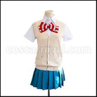 Wolf Girl and Black Prince Shinohara Erika Cosplay Costume coscarnival - Front View