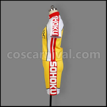 Yowamushi Pedal Sohoku High School Cycling Club Cosplay Costume coscarnival - Detail Close-up