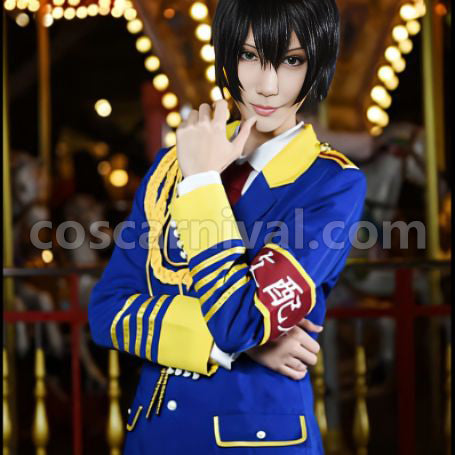 Amagi Brilliant Park Seiya Kanie Acting Manager Cosplay Costume coscarnival - Detail Close-up