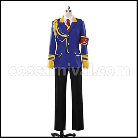 Amagi Brilliant Park Seiya Kanie Acting Manager Cosplay Costume coscarnival - Collar Design