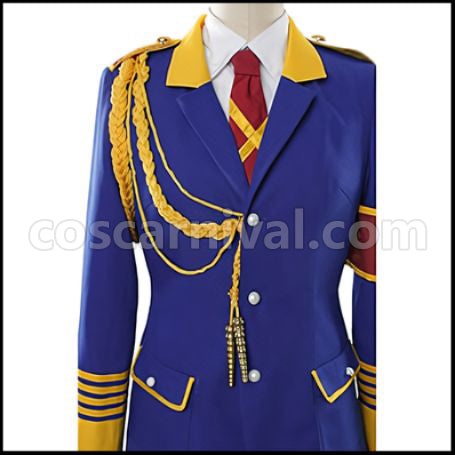 Amagi Brilliant Park Seiya Kanie Acting Manager Cosplay Costume coscarnival - Color and Pattern