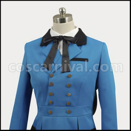 Black Butler II Ciel Phantomhive Cosplay Costume coscarnival - Detail Close-up