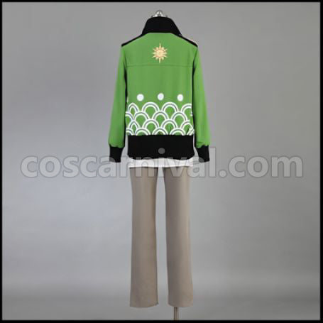 Kamigami no Asobi Totsuka Takemikazuchi Japanese Mythology's Sea God Tsukito's Brother Uniform Cosplay Costume coscarnival - Side Profile