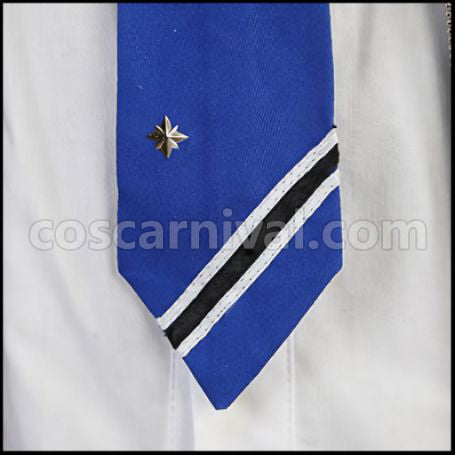 Kamigami no Asobi Totsuka Takemikazuchi Japanese Mythology's Sea God Tsukito's Brother Uniform Cosplay Costume coscarnival - Collar Design