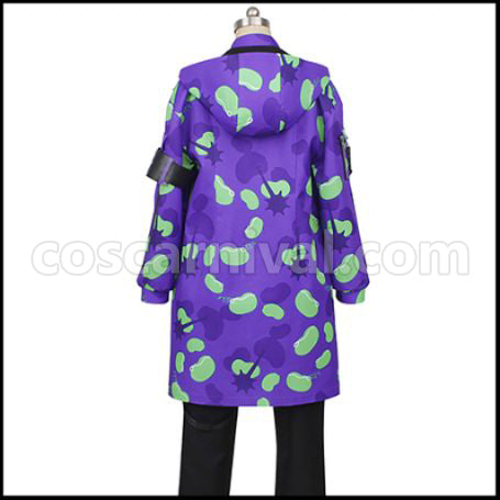 Twisted Wonderland Twisted-Wonderland Jamil Viper Beans Camo Cosplay Costume coscarnival - Detail Close-up