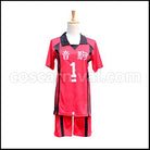 Haikyuu!! Nekoma High School Volleyball Club Captain Tetsuro Kuroo Uniform Cosplay Costume coscarnival - Front View