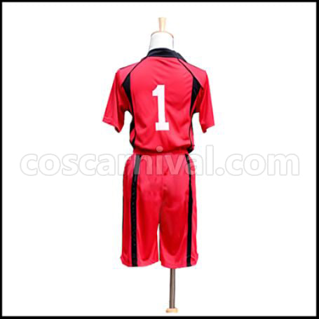 Haikyuu!! Nekoma High School Volleyball Club Captain Tetsuro Kuroo Uniform Cosplay Costume coscarnival - Back View