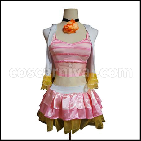 Love Live! Natsuiro Egao de 1,2,Jump! Hanayo Koizumi Cosplay Costume coscarnival - Front View