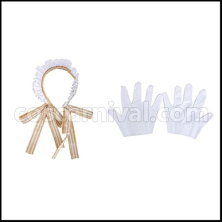 Love Live! SR Cafe Maid Edition Pre-Awakening Nico Yazawa Cosplay Costume coscarnival - Side Profile